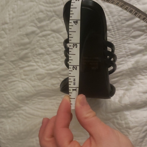 Squared-toe heeled slides - Picture 4 of 6